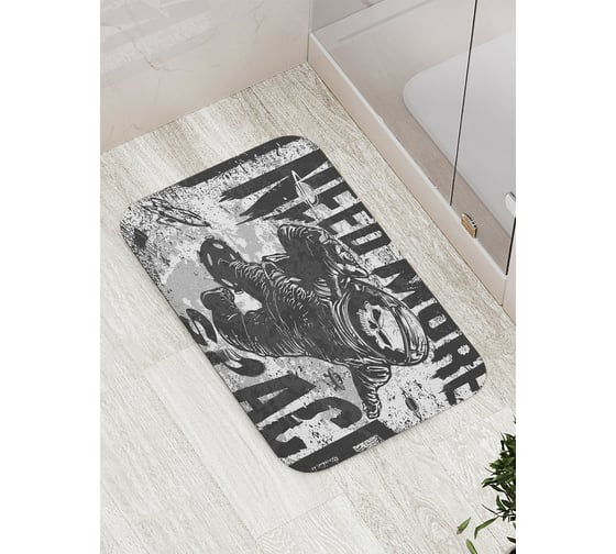 Коврик противоскользящий JoyArty "Смертельный космос" для ванной, сауны, бассейна, bath_19929 1