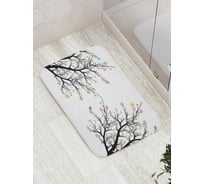 Коврик противоскользящий JoyArty "Рукопожатие веток" для ванной, сауны, бассейна, bath_15887