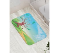 Коврик противоскользящий JoyArty "Дерево спасает качели" для ванной, сауны, бассейна, bath_15846