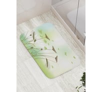 Коврик противоскользящий JoyArty "Тоскующие цветы" для ванной, сауны, бассейна, bath_15833