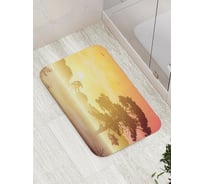 Коврик противоскользящий JoyArty "Мирное дерево следит за солнцем" для ванной, сауны, бассейна, bath_15837