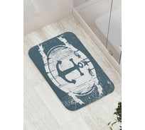 Коврик противоскользящий JoyArty "Символы моря" для ванной, сауны, бассейна, bath_15929