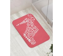 Коврик противоскользящий JoyArty "Любовь к обуви" для ванной, сауны, бассейна, bath_16008