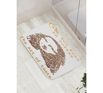 Коврик противоскользящий JoyArty "Кофе - это все, что нужно" для ванной, сауны, бассейна, bath_16018