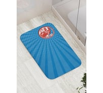 Коврик противоскользящий JoyArty "Символ футбола" для ванной, сауны, бассейна, bath_16548