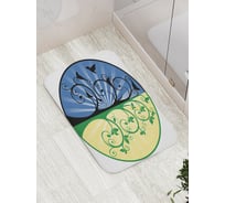 Коврик противоскользящий JoyArty "День и ночь" для ванной, сауны, бассейна, bath_16035