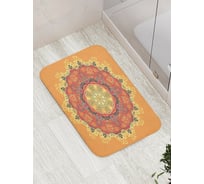 Коврик противоскользящий JoyArty "Огненные цветки" для ванной, сауны, бассейна, bath_16053