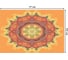 Коврик противоскользящий JoyArty "Огненные цветки" для ванной, сауны, бассейна, bath_16053 3