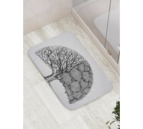 Коврик противоскользящий JoyArty "Полуживое дерево" для ванной, сауны, бассейна, bath_16047
