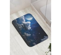 Коврик противоскользящий JoyArty "Вышел месяц" для ванной, сауны, бассейна, bath_16573