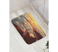 Коврик противоскользящий JoyArty "Меховые облака" для ванной, сауны, бассейна, bath_16576