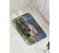 Коврик противоскользящий JoyArty "Скелет машиы" для ванной, сауны, бассейна, bath_17114