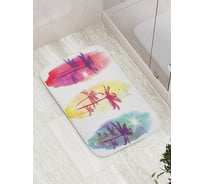 Коврик противоскользящий JoyArty "Мираж серфингиста" для ванной, сауны, бассейна, bath_17129