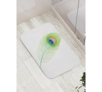 Коврик противоскользящий JoyArty "Экзотические перо" для ванной, сауны, бассейна, bath_17198