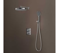 Душевая система IDDIS Duna с тропическим и ручным душем, с термостатом, глянцевый хром DUNSB0Ti67
