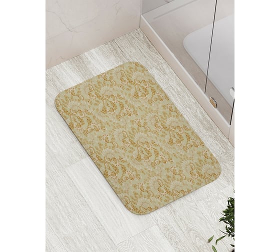 Коврик противоскользящий JoyArty "Туман в цветах" для ванной, сауны, бассейна, bath_17450 1