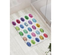 Коврик противоскользящий JoyArty "Цветные камни" для ванной, сауны, бассейна, bath_17401
