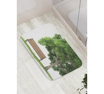 Коврик противоскользящий JoyArty "В тени дерева" для ванной, сауны, бассейна, bath_17617