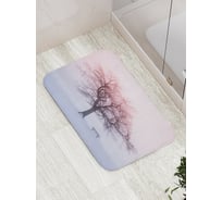 Коврик противоскользящий JoyArty "Зимняя лавочка" для ванной, сауны, бассейна, bath_17613