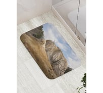 Коврик противоскользящий JoyArty "Интересная гора" для ванной, сауны, бассейна, bath_17978