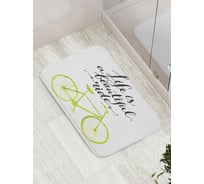 Коврик противоскользящий JoyArty "Жизнь - прекрасная поездка" для ванной, сауны, бассейна, bath_17804