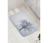 Коврик противоскользящий JoyArty "Дерево одиночества" для ванной, сауны, бассейна, bath_17611
