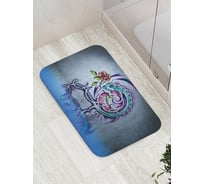 Коврик противоскользящий JoyArty "Водяной дракон" для ванной, сауны, бассейна, bath_17917