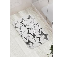 Коврик противоскользящий JoyArty "Строгие звезды" для ванной, сауны, бассейна, bath_17682