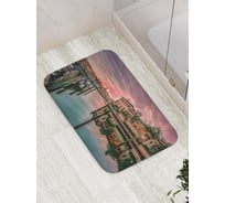 Коврик противоскользящий JoyArty "Водный город" для ванной, сауны, бассейна, bath_18038