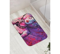 Коврик противоскользящий JoyArty "Красочное пение" для ванной, сауны, бассейна, bath_17664