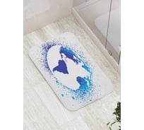 Коврик противоскользящий JoyArty "Водная планета" для ванной, сауны, бассейна, bath_17681
