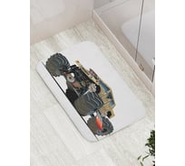 Коврик противоскользящий JoyArty "Бешеный хаммер" для ванной, сауны, бассейна, bath_17766