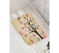 Коврик противоскользящий JoyArty "Ламповое дерево" для ванной, сауны, бассейна, bath_18328