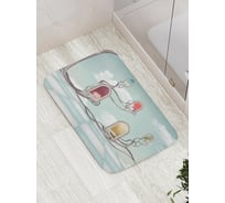 Коврик противоскользящий JoyArty "Небесные порталы" для ванной, сауны, бассейна, bath_18182