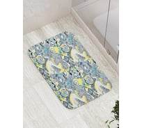 Коврик противоскользящий JoyArty "Аномальные цветы" для ванной, сауны, бассейна, bath_18382