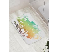 Коврик противоскользящий JoyArty "Призрачные лебеди" для ванной, сауны, бассейна, bath_18483