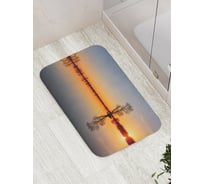 Коврик противоскользящий JoyArty "Озерный пейзаж" для ванной, сауны, бассейна, bath_18440