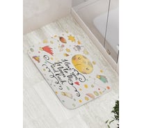 Коврик противоскользящий JoyArty "Космическая любовь" для ванной, сауны, бассейна, bath_18411