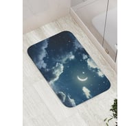 Коврик противоскользящий JoyArty "Звездное сияние месяца" для ванной, сауны, бассейна, bath_18403
