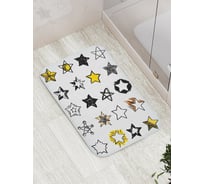 Коврик противоскользящий JoyArty "Креативные звезды" для ванной, сауны, бассейна, bath_18383