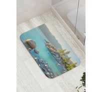 Коврик противоскользящий JoyArty "Каменное мелководье" для ванной, сауны, бассейна, bath_18442