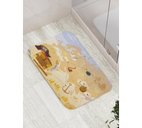 Коврик противоскользящий JoyArty "В поисках сокровищ" для ванной, сауны, бассейна, bath_18568