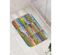 Коврик противоскользящий JoyArty "Красота лета" для ванной, сауны, бассейна, bath_18460