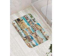 Коврик противоскользящий JoyArty "Античный коллаж" для ванной, сауны, бассейна, bath_18454