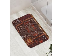 Коврик противоскользящий JoyArty "Узорный примитив" для ванной, сауны, бассейна, bath_18558