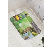 Коврик противоскользящий JoyArty "Таинственный коллаж" для ванной, сауны, бассейна, bath_18450
