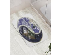 Коврик противоскользящий JoyArty "Планета Инь и ян" для ванной, сауны, бассейна, bath_18574
