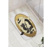 Коврик противоскользящий JoyArty "Китовый Инь и ян" для ванной, сауны, бассейна, bath_18577