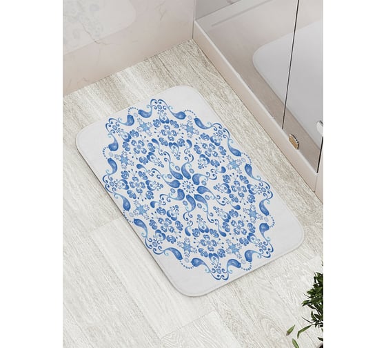 Коврик противоскользящий JoyArty "Дождевые цветы" для ванной, сауны, бассейна, bath_16057 1