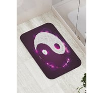 Коврик противоскользящий JoyArty "Лепестковый Инь и ян" для ванной, сауны, бассейна, bath_18581